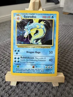 Pokemon TCG Gyarados Base Set 6/102 Holo Unlimited Holo Rare - Image 1