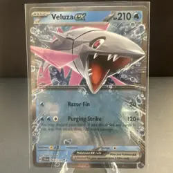 Veluza EX Double Rare Holo 043/159 Pokemon TCG Card S&V Journey Together NM - Image 1