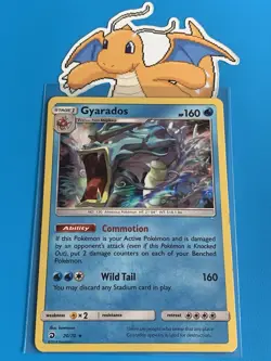 Pokemon Gyarados TCG Dragon Majesty Holo Card 20/70 Rare - Image 1