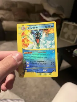 Pokemon TCG Gyarados 11/144 Skyridge Reverse Holo Rare Vintage HP - Image 1