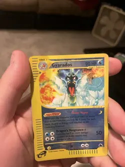 Pokemon TCG Gyarados 11/144 Skyridge Reverse Holo Rare Vintage HP - Image 4