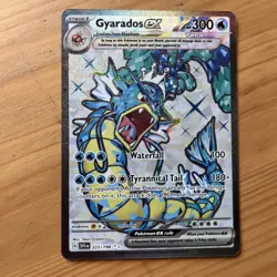 Pokemon TCG Gyarados ex Scarlet & Violet Base Set 225/198 Holo Ultra Rare - Image 1