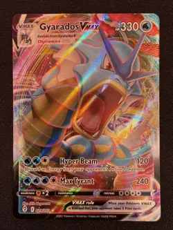 Pokemon TCG Gyarados Vmax Evolving Skies 029/203 Holo Ultra Rare - Image 1