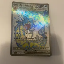 Pokemon TCG Gyarados ex Scarlet & Violet Base Set 225/198 Holo Ultra Rare - Image 1