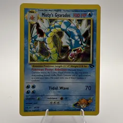 Pokemon TCG Misty's Gyarados Holo Rare Gym Challenge 13/132 Unlimited Edition - Image 1