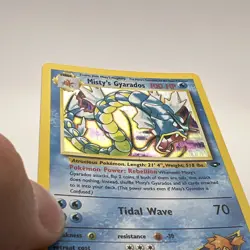 Pokemon TCG Misty's Gyarados Holo Rare Gym Challenge 13/132 Unlimited Edition - Image 2