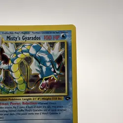 Pokemon TCG Misty's Gyarados Holo Rare Gym Challenge 13/132 Unlimited Edition - Image 3