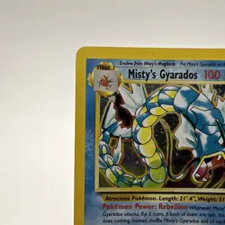 Pokemon TCG Misty's Gyarados Holo Rare Gym Challenge 13/132 Unlimited Edition - Image 5