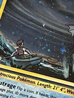 Pokemon TCG Shining Gyarados Holo Secret Rare 65/64 Neo Revelation DMG Damaged - Image 4