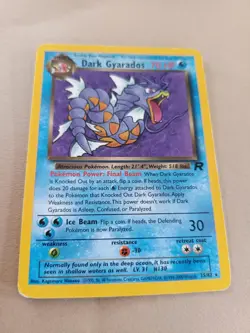 Pokemon TCG Dark Gyarados Team Rocket 25/82 Rare Non Holo WOTC 1999 - LP - Image 1
