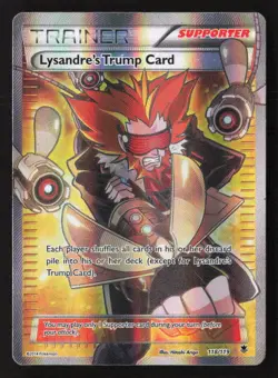 Lysandre's Trump Card (118 Full Art) Ultra Rare Holo PHF 118/119 LP Pokemon TCG - Image 1