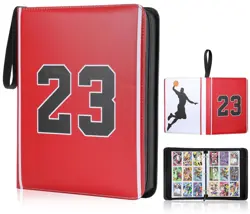 Basketball Card Binder 900 Pockets, Basketball for Trading Cards, 3 Ring Spor... - Image 1