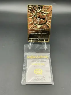 1999 Pokemon Togepi Burger King 23K Gold-Plated Trading Card w/ COA & Pokeball - Image 3
