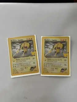 Rocket's Zapdos Pokemon TCG Celebrations Classic Set 15/132 Rare Holo Card - Image 1