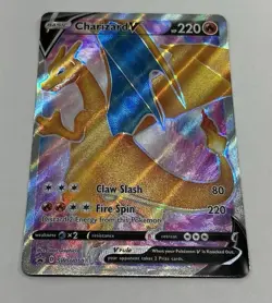 CHARIZARD V SWSH050 Sword & Shield Promo Holo 2020 Pokemon Card - Image 1