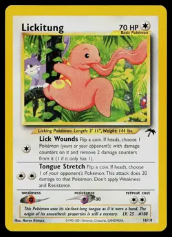 Pokemon Card Southern Islands Lickitung 16/18 - Image 1