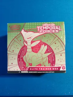 Pokemon TCG Scarlet & Violet Temporal Forces Elite Trainer Box Iron Leaves 2024 - Image 1