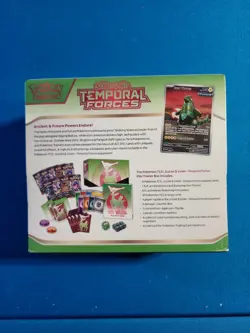 Pokemon TCG Scarlet & Violet Temporal Forces Elite Trainer Box Iron Leaves 2024 - Image 3