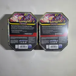 Pokemon TCG Mega Moonlit Tin Lot Mega Gengar + Mega Clefable ex SEALED 2026 - Image 2