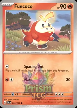 Fuecoco 35/193 Common Paldea Evolved Pokemon - Image 1