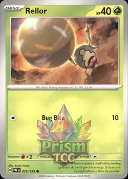 Rellor 25/193 Common Paldea Evolved Pokemon - Image 1