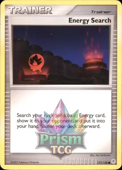 Energy Search 117/130 Common Diamond & Pearl Pokemon - Image 1