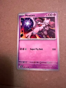 Mewtwo 59/142 Uncommon Stellar Crown Pokemon Near Mint - Image 1