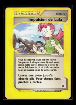 Carte Pokemon Impulsion de Lula 142/165 Expedition Wizards FR - Image 1