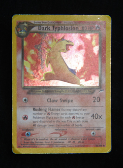 Pokemon "Dark Typhlosion" 10/105 *Holo* Set:Neo Destiny - English - Played - Image 3