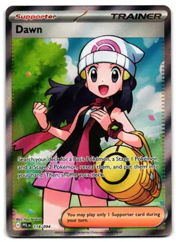 Dawn 118/094 - 🌊 Phantasmal Flames Pokemon TCG Holo 🖤 - LP - Image 1