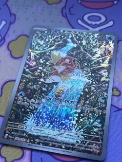 Pokemon TCG Magikarp 203/193 Paldea Evolved Illustration Rare Full Art Foil - Image 2