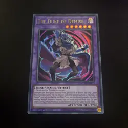 The Duke of Demise MZTM-EN033 Ultra Rare Yugioh Card 1st Edition Mint - Image 1