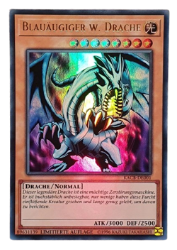 Yugioh Blue-Eyes White Dragon KACB-DE001 Ultra Rare Limited Edition NM - Image 1
