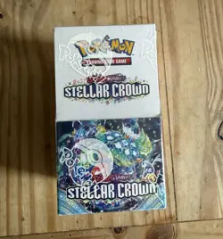 Pokemon TCG Stellar Crown Half Booster Box brand new mint seals - Image 1