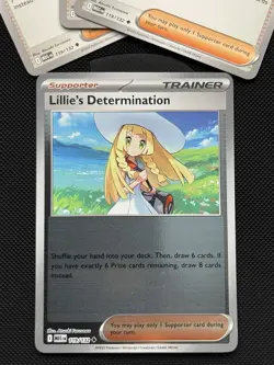 Pokemon TCG Lillie's Determination Card 119/132 Playset X4 Mega Evolution - Image 2