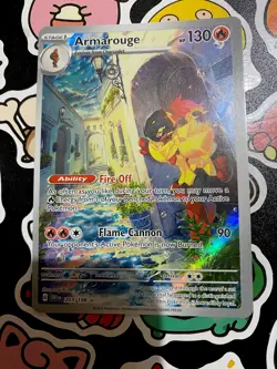 Pokemon TCG Armarouge 203/198 Scarlet Violet Base Illustration Rare - Image 1