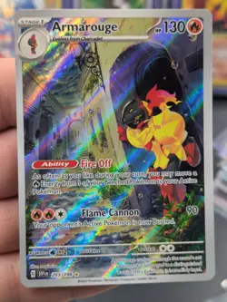 Armarouge 203/198 Rare Illustration Pokemon TCG - Image 1