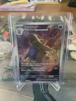 Tyranitar 222/193 Paldea Evolved Pokemon Card NM/M Illustration Rare Full Art - Image 1