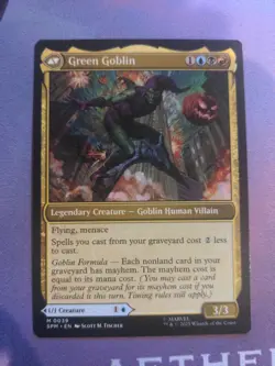 1x Norman Osborn, NM, MTG, Marvel Spider-Man Pack fresh - Image 2