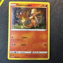Charmander SWSH092 SWSH: Sword & Shield Black Star Promo Cards Holo Pokemon - Image 1