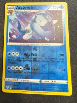 Arctovish 54/189 Rare Darkness Ablaze Pokemon Reverse Holo 2020 - Image 1