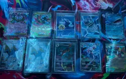 Pokemon Pitch Black Card Lot of 10 Illustration Rares and EX NM Condition - Image 1