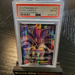 MALAMAR EX - PSA 8 - 2014 POKEMON XY PHANTOM FORCES - #115 - Image 1