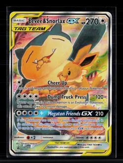 Pokemon 2019 Sun & Moon Eevee & Snorlax GX #SM169 - Image 1