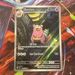 Pokemon TCG Slowbro Illustration Rare Holo 090/084 Pitch Black HP130 - Image 1