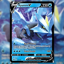 Kyurem V 048/196 Ultra Rare Holo Pokemon Card (SWSH11: Lost Origin) NM - Image 1