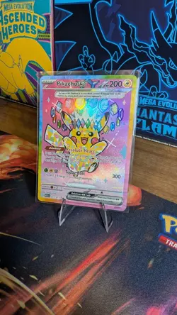 Pokemon Pikachu ex 277/217 Ascended Heroes SIR - NEAR MINT - FAST SHIPPING - Image 2