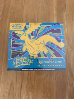 Pokemon TCG Ascended Heroes Pokemon Center Elite Trainer Box ETB New Sealed - Image 1