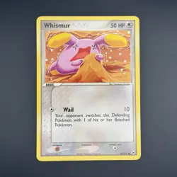 Pokemon Whismur 82/101 EX Hidden Legends Common Regular 50 HP TCG English - Image 1