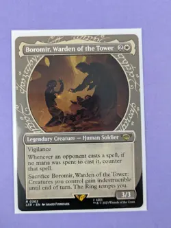 MTG: The Lord of the Rings: Boromir, Warden of the Tower #0302 Rare - NM - Image 1